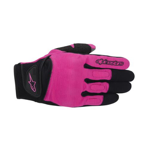 Choose Size ALPINESTARS Womens Ladies Spartan Textile Riding Gloves Black/Pink